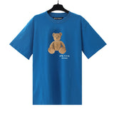 Correct version of pa beheaded bear short sleeve palm tree high street ins teddy bear shark love