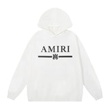 Amri splash ink flowing paint starry sky crack letter logo unicorn arm hoodie sweatshirt couple wear long sleeves
