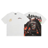 Cross-border wholesale american trend skull metal rock band robot bottom shirt pure cotton looselong sleevest
