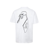 [heavy weight double yarn] trapstar stitching tiger head embroider gradient letter short-sleeved t-shirt
