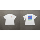 Aime leon dore color block letter high street loose short sleeve t-shirt hoodie long sleeve
