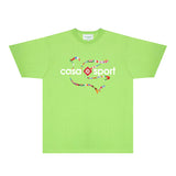 Casablanca T Shirts Fashion Print Street