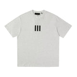 Cross-border wholesale fog double line essentials joint model three stripes short-sleeved t-shirt and shorts