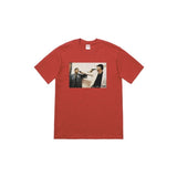 Wholesale export sup streetwear letter print 100% cotton t-shirt - relaxed fit, crew neck, short sleeve