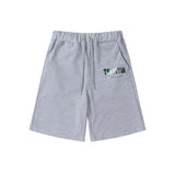 Factory direct trapstar rainbow letter gradient towel embroidery short sleeve t-shirt & fog high street shorts set