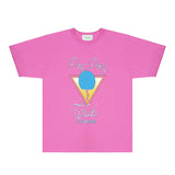 Casablanca T Shirts Fashion Print Street