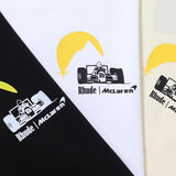 Rhude T Shirts Racing Printed Cotton Casual Short Sleeves Men and Women
