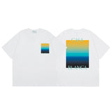 Summer collection: casa casablanca print oversized short-sleeve t-shirt - premium heavyweight cotton