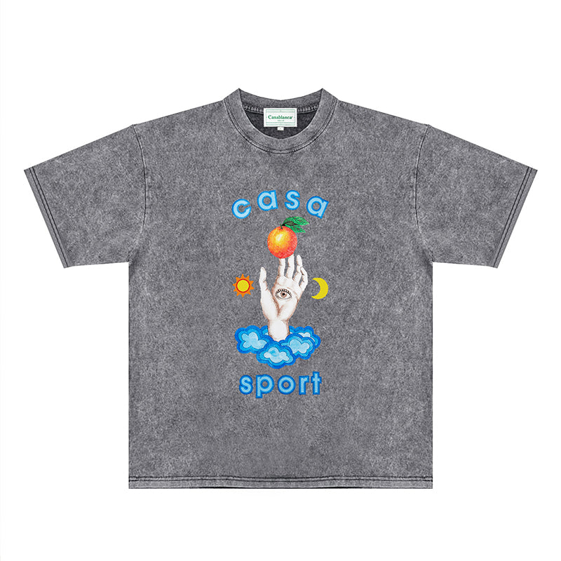 Casablanca Distressed T-Shirt