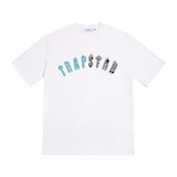 [heavy weight double yarn] trapstar stitching tiger head embroider gradient letter short-sleeved t-shirt