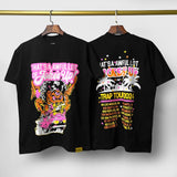 Cough syrup short-sleeved high-quality pure cotton round neck t-shirt fashionprinting breathable short-sleeved summer