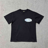 Wholesale foreign trade corteiz devil's island letter logo print short sleeve fog high street couple oversized t-shirt
