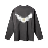 Correct version kanye kanye three-party joint peace dove short-sleeved t-shirt casual american high street hooded sweatshirt