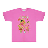 Casablanca T Shirts Fashion Print Street