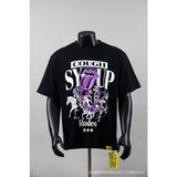 That's a awful lot of cough syrup short-sleeved t-shirt couple polo shirt