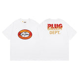 Wholesale gallery dept washed distressed short-sleeved american trendy retro skull printing couple wear looset