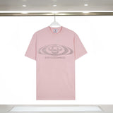 Foreign trade summer casa blanca letter print casual loose fit short sleeve t-shirt