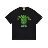 B@pe tshirtsssummertrendy ape head little monkey camouflage couple short sleeve round neck t-shirt men