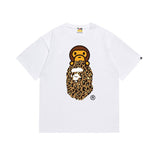 B@pe tshirtsssummertrendy ape head little monkey camouflage couple short sleeve round neck t-shirt men