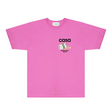 Casablanca T Shirts Fashion Print Street