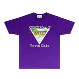 Casablanca T Shirts Fashion Print Street