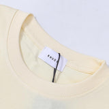 Rhude T Shirts Solid Color Pattern Printed Cotton Casual Short Sleeve Men and Women
