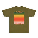 Casablanca T Shirts Fashion Print Street