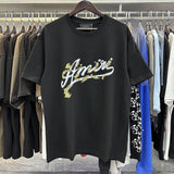 Wholesale amri little angel crane peace bird digital gradient letter logo couple's short set
