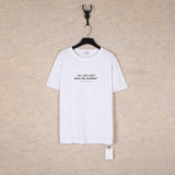 Correct version offow rainbow gradient arrow twill cashew flower graffiti short-sleeved t-shirt