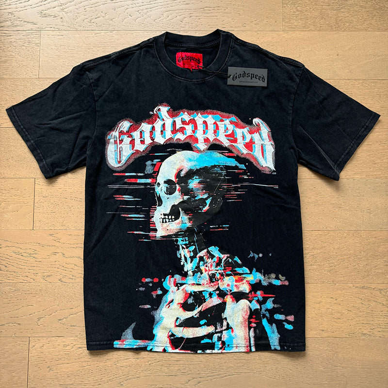 Godspeed T-Shirt Retro Fantasy Pattern