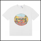 American trend rhu marlboro high definition printing de casual round neck short sleeve t-shirt export wholesale