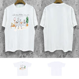 Casablanca T Shirts Fashion Print Street