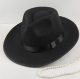 Walter White Hats Xu Wenqiang Jackson Wide Brim Top Hat Stage British Hat Jazz Wool Felt Hats
