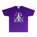 Casablanca T Shirts Fashion Print Street