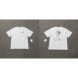 Aime leon dore color block letter high street loose short sleeve t-shirt hoodie long sleeve