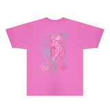 Casablanca T Shirts Fashion Print Street