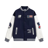 Unisex Baseball Jersey Vintage Baseball Jacket Men's Casual Loose Jacket