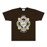 Casablanca T Shirts Fashion Print Street