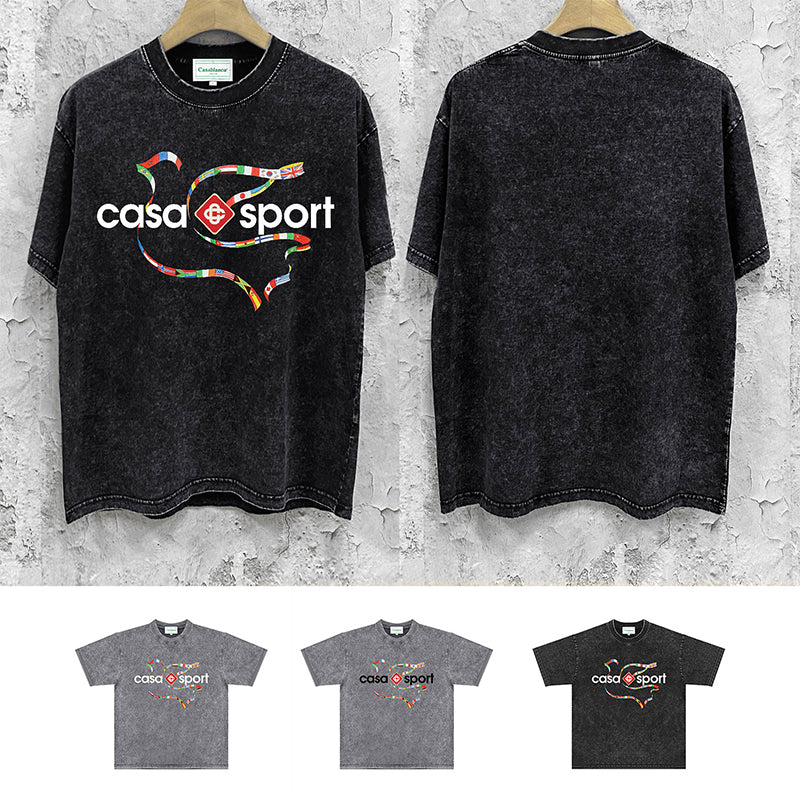 Casablanca Distressed T-Shirt