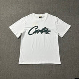 Wholesale foreign trade corteiz devil's island letter logo print short sleeve fog high street couple oversized t-shirt