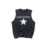 Vintage Wash Sleeveless Tank Top