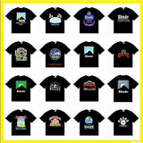 American trend rhu marlboro high definition printing de casual round neck short sleeve t-shirt export wholesale
