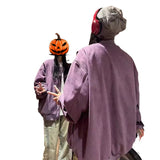 Unisex Baseball Jersey vintage purple vintage jacket