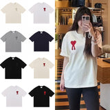 Summer valentine's day limited edition crochet chunky knit heart tee