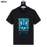 Psy wholesale american cho bunt-shirt colorful skull rabbit gradient letterprintingcouple short
