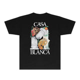 Casablanca T Shirts Fashion Print Street