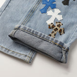 CHH Chrome Hearts Jeans Unisex Casual Loose Jeans