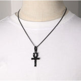 Jewelry Diamond Ancient Egyptian Anhe Key Pendant Crosses Egypt Pieces Ankh