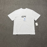 Aime leon dore color block letter high street loose short sleeve t-shirt hoodie long sleeve