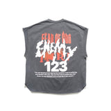 Vintage Wash Sleeveless Tank Top